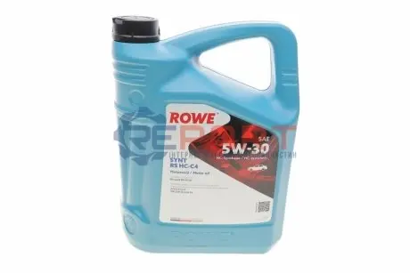 Олива 5W30 HIGHTEC SYNT RS HC-C4 (5L) (RN 0720/MB 229.51/MB 226.51) (ACEA C3,C4) ROWE 20121-0050-99 Купити в Україні