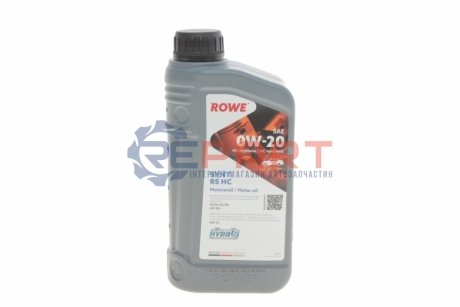 Олива 0W20 HIGHTEC SYNT RS HC (1L) (ACEA A5/B5) (API SN/API CF) ROWE 20134001099