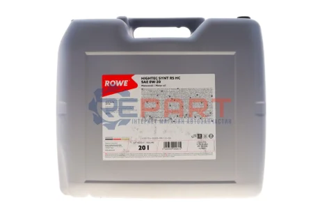 Олива моторна HIGHTEC SYNT RS HC SAE 0W-20 (20L) ROWE 20134-0200-99 Купить в Украине