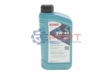 Олива 5W40 HIGHTEC MULTI FORMULA (1L) (MB 229.31/229.51/226.5/VW 505 00/505 01/BMW LL-04) ROWE 20138-0010-99