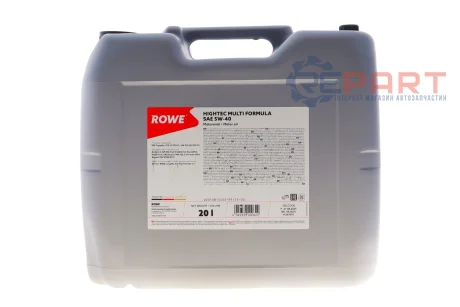 Олива 5W40 HIGHTEC MULTI FORMULA (20L) (MB 229.31/229.51/226.5/VW 505 00/505 01/BMW LL-04) ROWE 20138-0200-99