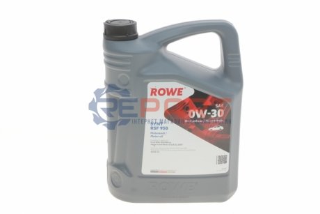 Олива 0W30 HIGHTEC SYNT RSF 950 (5L) (Ford WSS-M2C950-A/Jaguar Land Rover STJLR.03.5007) (ACEA C2) ROWE 20150005099 (фото 1)