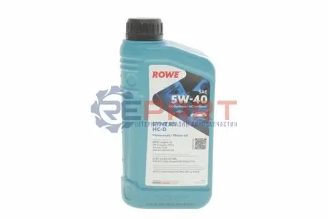 Масло 5W40 HIGHTEC SYNT RS HC-D (1L) (BMW LL-01/MB 229.5/Porsche A40/VW 502 00/505 00) ROWE 20163-0010-99