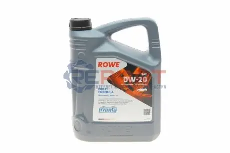 Олива моторна HIGHTEC MULTI FORMULA SAE 0W-20 (5 L) ROWE 20202-0050-99 Купити в Україні