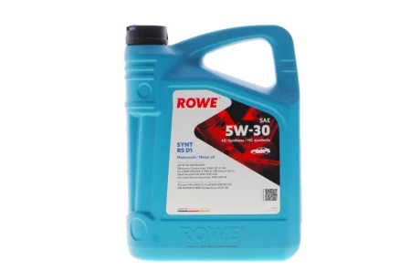 Олива моторна HIGHTEC SYNT RS D1 SAE 5W-30 (4L) ROWE 20212-0040-99