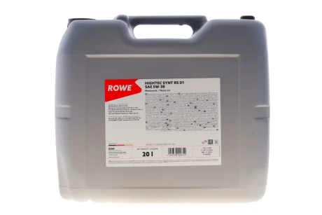 Олива моторна HIGHTEC SYNT RS D1 SAE 5W-30 (20L) ROWE 20212-0200-99