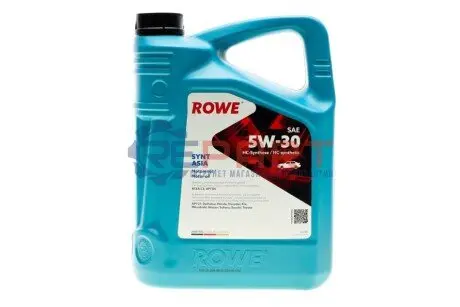 Олива 5W30 HIGHTEC SYNT RS ASIA (5L) (ACEA C3/API SN) ROWE 20245005099 Купити в Україні