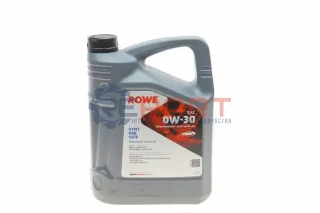 Олива моторна HIGHTEC SYNT RSB 12FE SAE 0W-30 (5 L) ROWE 20305-0050-99 Купити в Україні