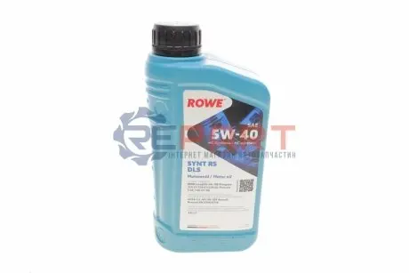 Масло 5W40 HIGHTEC SYNT RS DLS (1L) (LL-04/MB 229.31/229.51/MB 229.52/Porsche C40/VW 511 00) ROWE 20307-0010-99