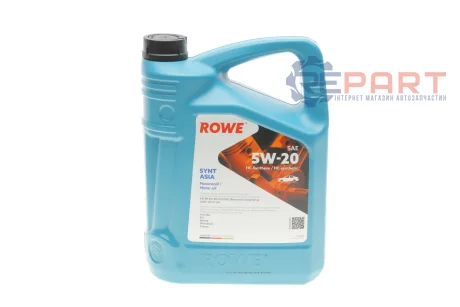 Олива 5W20 HIGHTEC SYNT ASIA (5L) (Hyundai/Kia/Mazda/Toyota) (API SP RC/SN PLUS RC) (ILSAC GF-5/-6A) ROWE 20359-0050-99