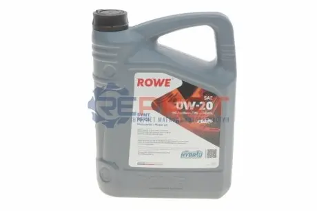 Олива моторна HIGHTEC SYNT RS C5 SAE 0W-20 (4 L) ROWE 20379-0040-99 Купити в Україні