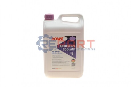 Антифриз (фіолетовий) G12/G12+ (5L) AN-SF 12+ HIGHTEC ANTIFREEZE (концентрат) ROWE 21014-0050-99