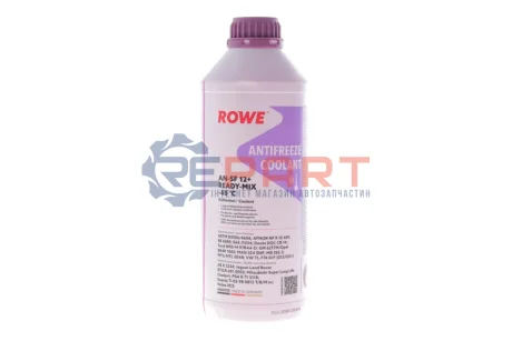 Антифриз (фіолетовий) G12 (1.5L) (-37 °C готовий до застосування) ROWE 21073-0015-99 Купити в Україні