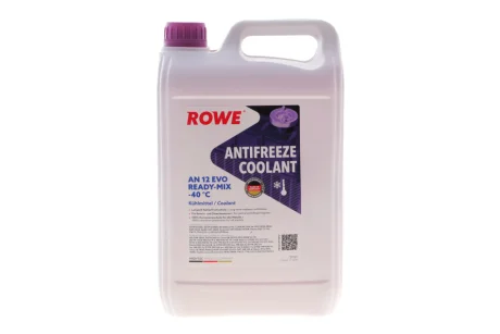 Антифриз HIGHTEC ANTIFREEZE. COOLANT AN 12 EVO RM -40 °С (5 L) ROWE 21132-0050-99