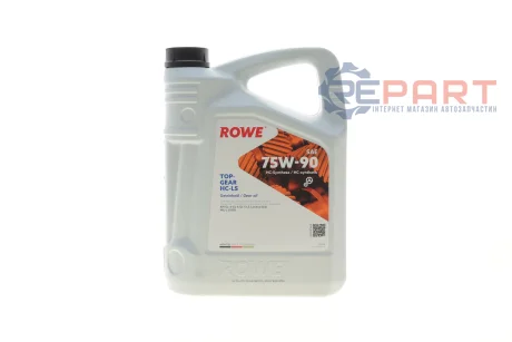 Масло 75W90 HIGHTEC TOPGEAR HC-LS (5L) (MIL-L 2105D) (API GL-4/GL-5/GL-5 LS) ROWE 25004005099