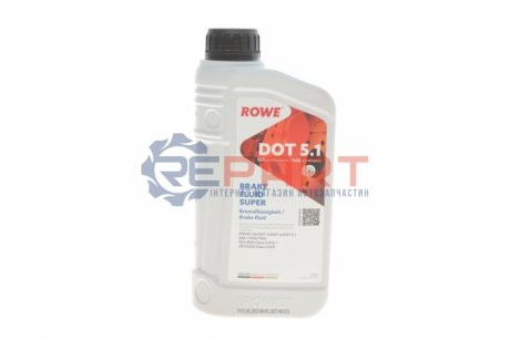 Рідина гальмівна HIGHTEC BRAKE FLUID SUPER DOT 5.1 (1L) ROWE 25104001099