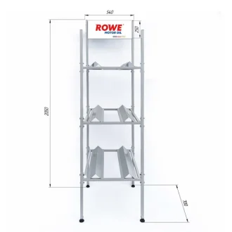 Стойка металева под бочки 9006 ROWE Stand ROWE bochki 3x60 NEW
