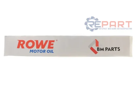 Наклейка на заднє скло автомобіля Motor Oil та BM Parts (1200х200мм) ROWE Sticker 01