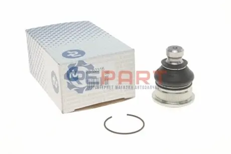Опора кульова (передня/знизу) Renault Clio/Logan/Megane/Scenic 02- (d=18mm/38.3mm) RTS 9392316 Купити в Україні