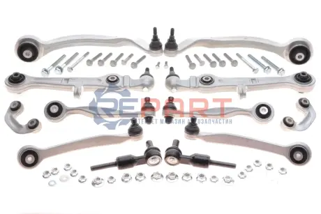 Фото Комплект важелів підвіски (передньої) Audi A4 04-08 (тонкий палец/повний) RTS (9905002) зображення 1