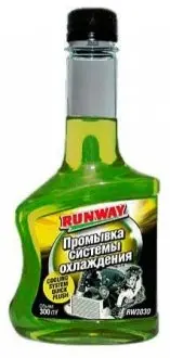0.3л COOLING SYSTEM QUIK FLUSH Очиститель системы охлаждения RUNWAY RW3030 Купить в Украине