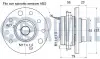 Фото Подшипник ступицы (передней) Opel Astra H/Zafira 04- RUVILLE (221148) изображение 2