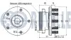Фото Підшипник маточини (передньої) Toyota Auris 09-/Avensis 08-/Corolla 06-/Rav4 05 RUVILLE (221257) зображення 2