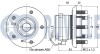 Подшипник ступицы (задней) Chevrolet Captiva 06- (к-кт) (+ABS) RUVILLE 221260 (фото 2)