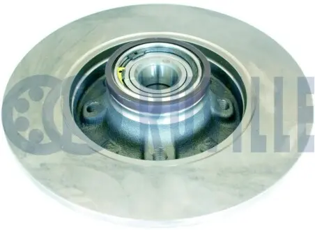 Диск гальмівний (задній) Citroen C3/C4 /Peugeot 207/307 05- (249х9) (+ABS) (з підшипником) RUVILLE 221282 Купити в Україні