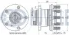 Фото Підшипник маточини (задньої) Ford Transit/Tourneo Connect V408 02/13 RUVILLE (221854) зображення 2