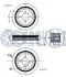 HYUNDAI Ременный шкив Elantra,Grandeur,i30,Santa Fe,Tucson,Kia Carens,Sportage 2.0/2.2CRDi 01- RUVILLE (520209) изображение 2