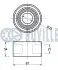 Фото Ролик ГРМ Fiat Ducato 2.5D 86-02/2.8JTD 00-/Iveco/Boxer/Jumper/Movano/Master (паразитний) RUVILLE (540017) зображення 2
