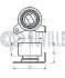 Фото TOYOTA Натяжний ролик Corolla 1.3 86 RUVILLE (540325) зображення 2