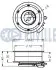 Фото Ролик ГРМ VW Caddy 1.6E/T5 2.0E (натяжний) RUVILLE (540453) зображення 2