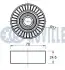 Фото Ролик генератора Fiat Bravo/Doblo/Palio 1.6 16V 95- (паразитний) RUVILLE (540822) изображение 2