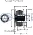 Фото Шкив генератора MB Sprinter(901-904)/Vito(638) 2.2/2.7CDI 96-, OM611/OM612, (6PK) RUVILLE (541038) изображение 2
