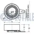 Фото Ролик ГРМ VW Crafter 2.5TDI 06- (натяжний) RUVILLE (541087) зображення 2