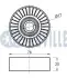 Ролик генератора Fiat Scudo 2.0 96-06/Peugeot Expert 2.0 00- (паразитний) (78x25) RUVILLE (541186) зображення 2