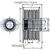 Фото Шків генератора Mazda 3/5/6/CX-7 2.0/2.2D 02- (8PK) RUVILLE (541206) зображення 2