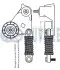 Фото Натяжник ременя генератора Ford Transit 2.0DI 00 RUVILLE (541263) зображення 2