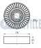 Фото Ролик генератора Audi Q7/VW Touareg 4.2 V8 FSI 06-10 (паразитний) (76x21) RUVILLE (541459) зображення 2