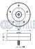 Ролик генератора Audi A4/A5/A6/Q5/VW Amarok/Multivan V/T5 1.8-2.0 07- (паразитний) (90x25) RUVILLE (542021) изображение 2
