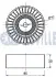 Фото Ролик генератора Subaru Forester/Legacy/Outback 2.0D 08- (паразитний) (85х30) RUVILLE (542212) зображення 2