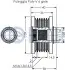 OPEL Шків генератора ASTRA J 09 RUVILLE (542377) зображення 2