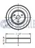Фото Шків помпи водяної Citroen Berlingo 1.6VTi 09- (BMW-PSA) RUVILLE (542392) зображення 2