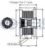Фото Шків генератора Toyota Land Cruiser/Rav 4/Auris/Corolla 2.0-3.0D 02-15/Lexus Is 2.2d 05-12 (7PK) RUVILLE (542511) зображення 2
