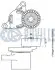 Фото Натяжник ременя генератора BMW 5 (F10/F11/G30)/7 (G11)/X4 (G02) 11-, B47/N47 RUVILLE (542764) зображення 2