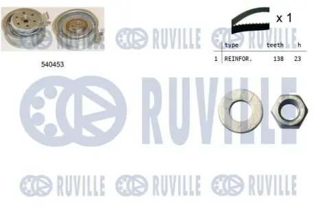 Комплект ГРМ VW Caddy 1.6E/2.0E/VW T5 2.0E RUVILLE 550013 Купити в Україні
