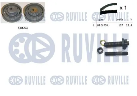 Комплект ГРМ VW T4 1.9D/TD (55405) RUVILLE 550074 Купити в Україні
