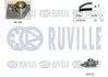 Комплект ГРМ + помпа Renault Trafic/Opel Vivaro 1.9dCi 01 RUVILLE 5501131 Купити в Україні